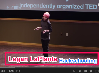 Logan LaPlante Hackschooling Talk